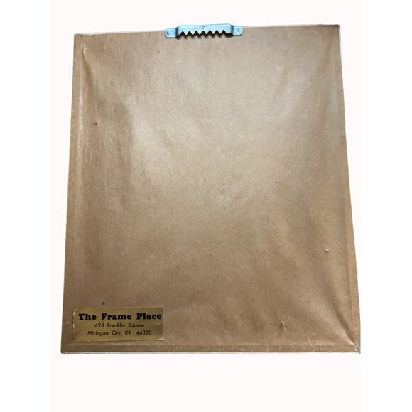 Artist Signed Original Graphite Landscape Vern Hippensteal Tree with Baskets Mat - Picture 10 of 13